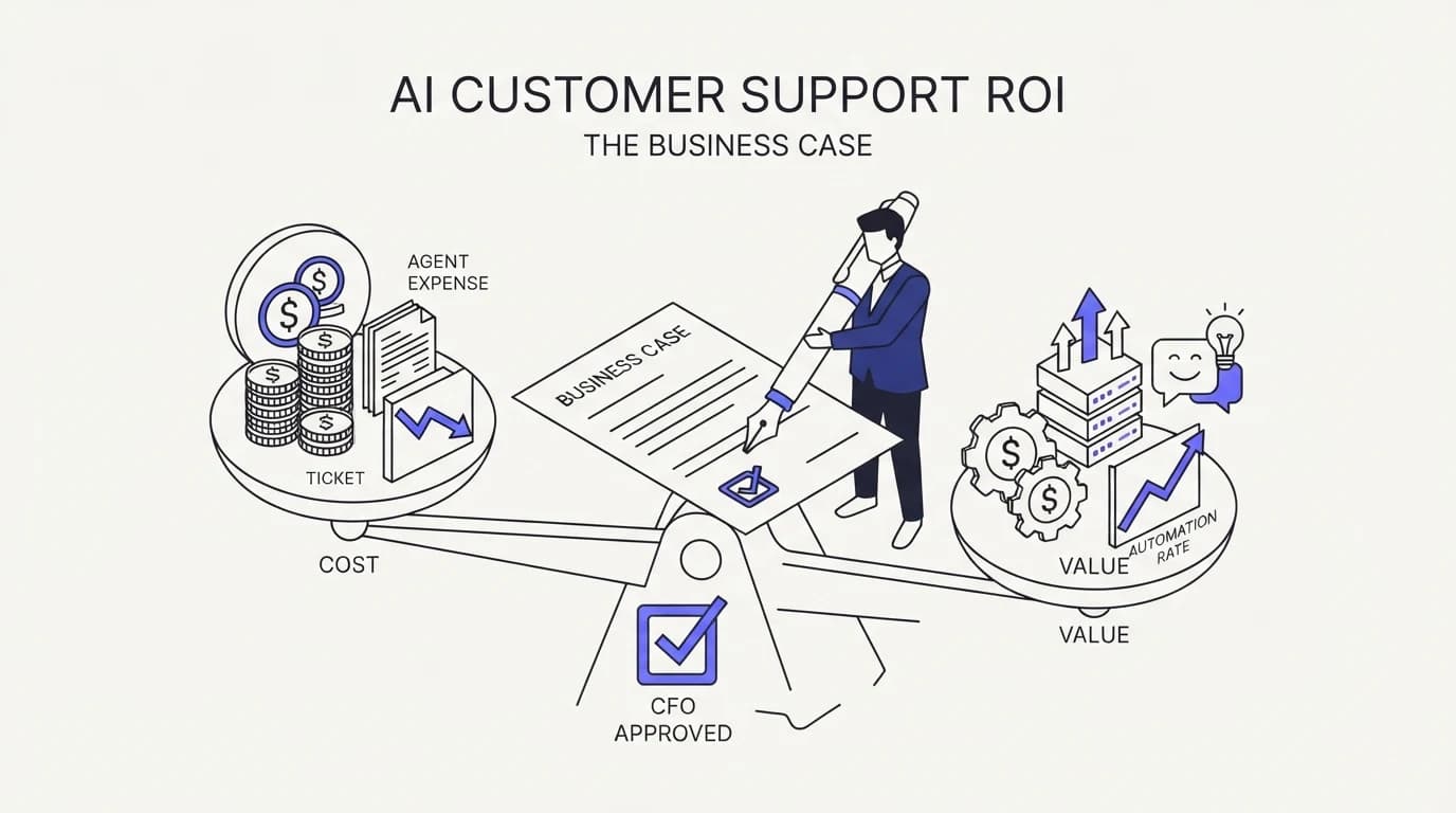 AI customer support ROI: the business case a CFO signs