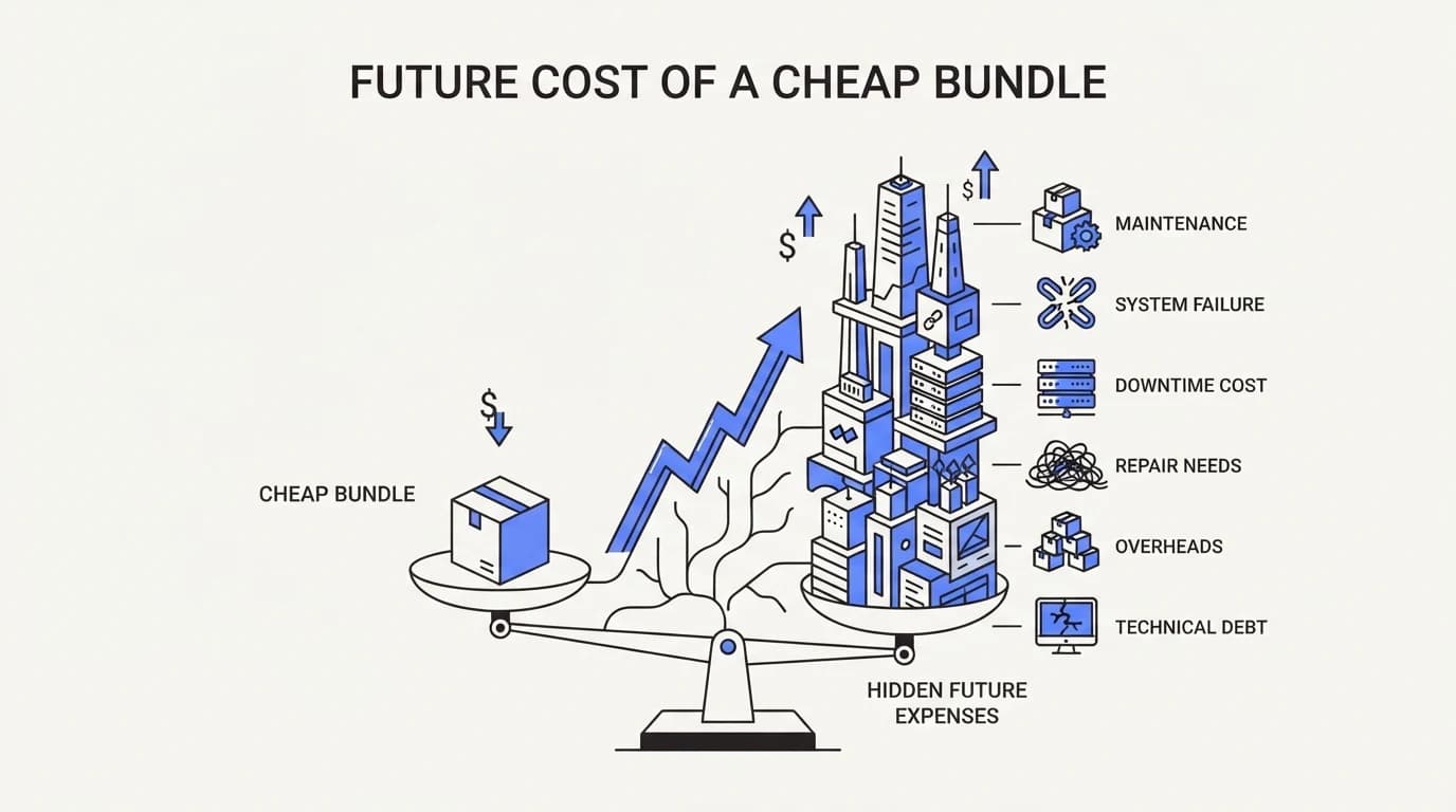 Crisp alternative: what a cheap bundle costs later