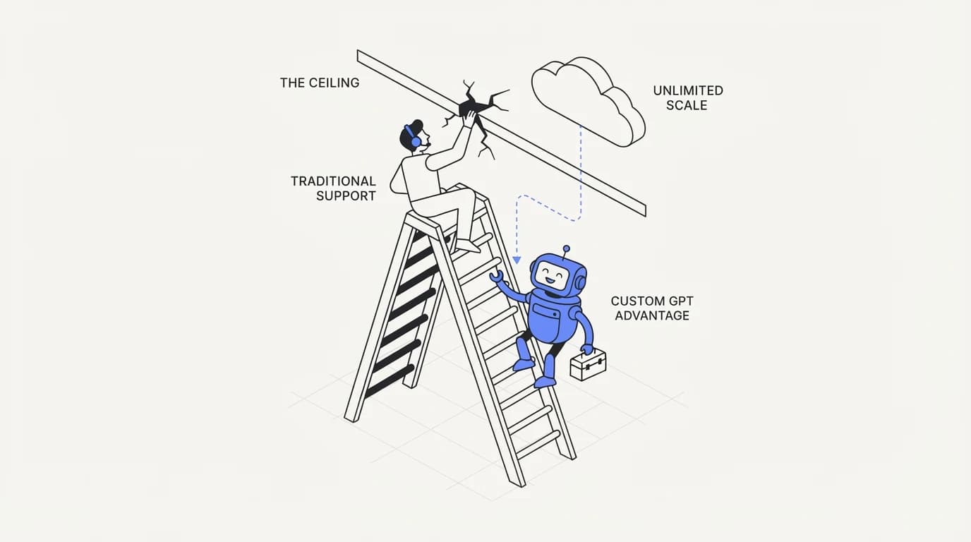 Custom GPT for customer support: where the ceiling is