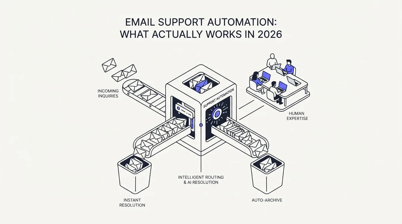 Email support automation: what actually works in 2026