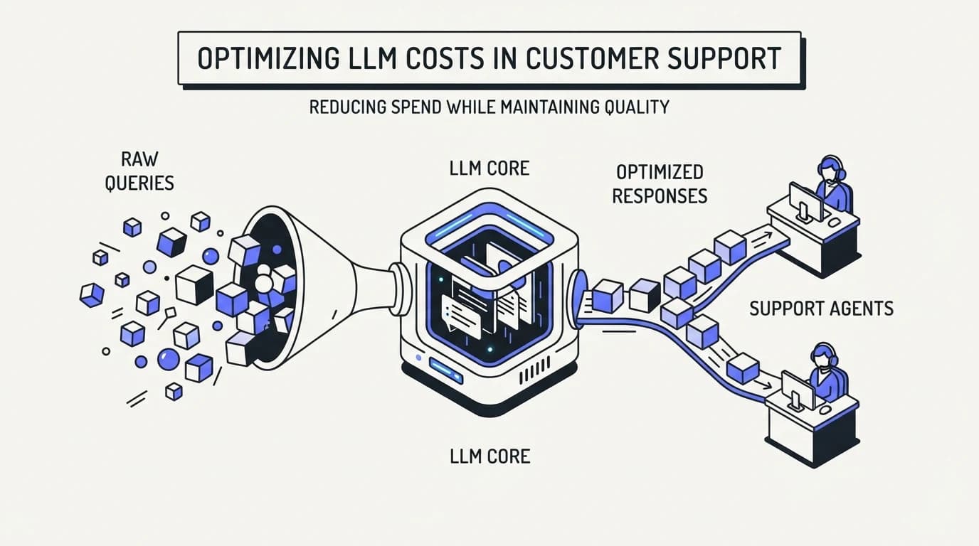 How to reduce LLM costs in AI customer support without cutting quality